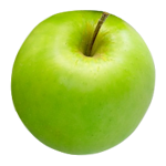 フルーツの写真アイコン 青りんご