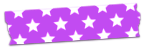 星柄のテープアイコン46 紫×白星