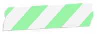 ストライプ柄のテープアイコン5 緑